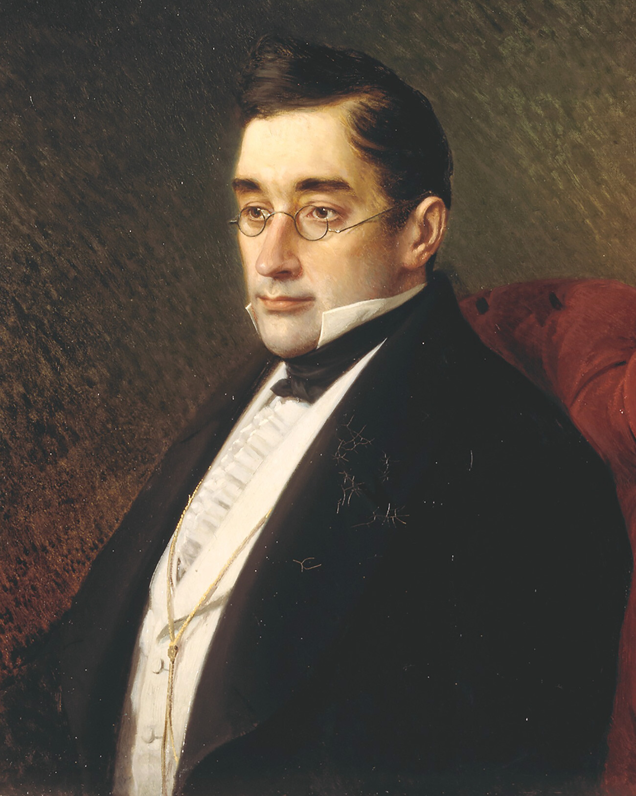 Ivan Kramskoi. Retrato de Aleksandr Griboiedov, 1875.