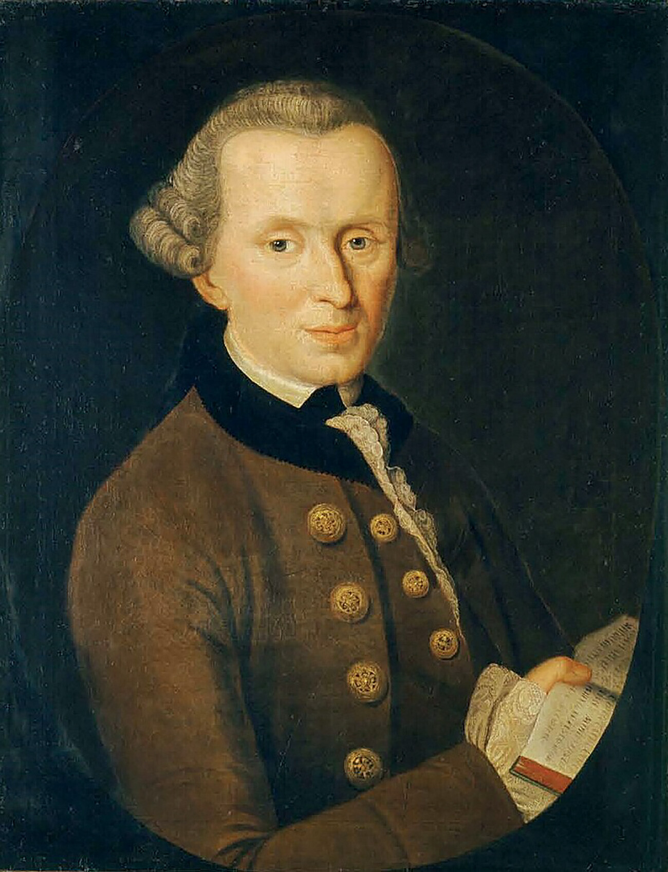 Immanuel Kant por Johann Gottlieb Becker 1768