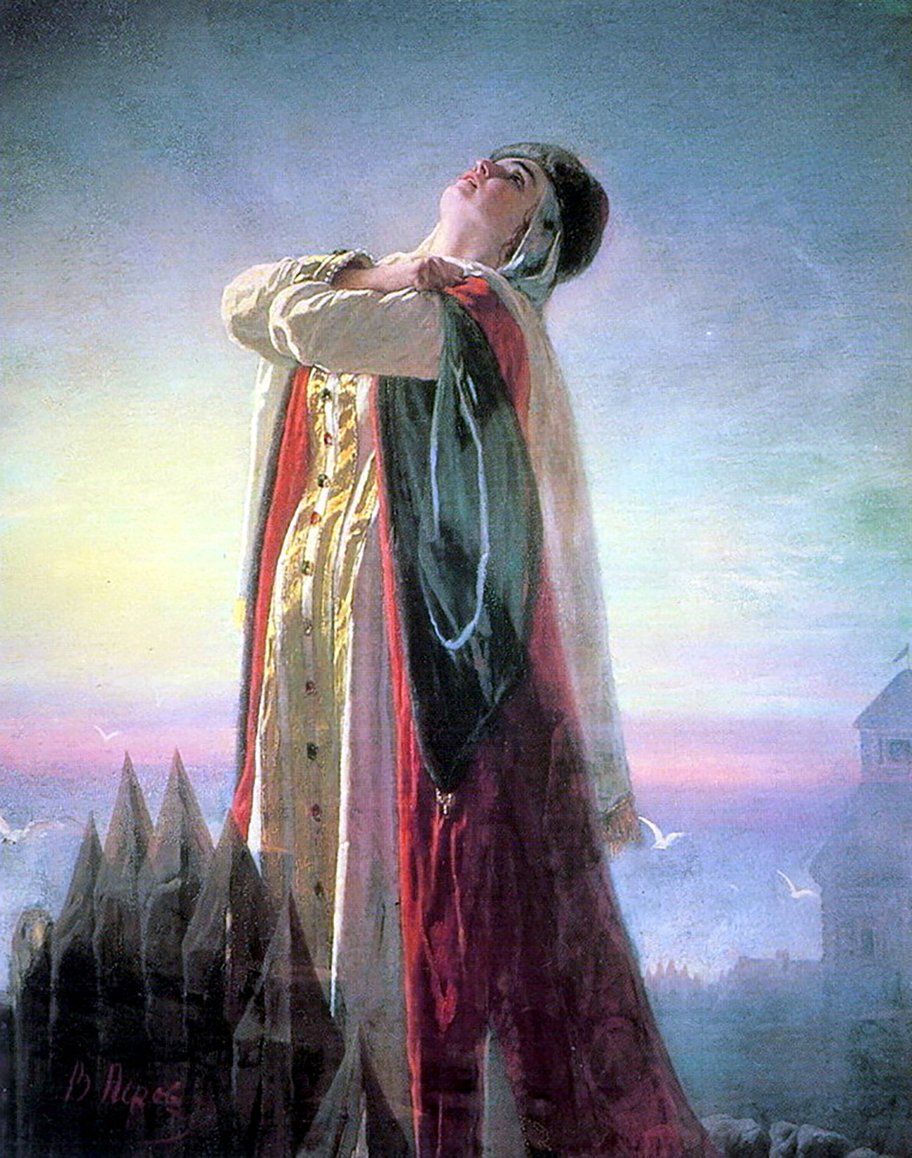 Lamento de Iaroslavna, Vassíli Perov, 1881