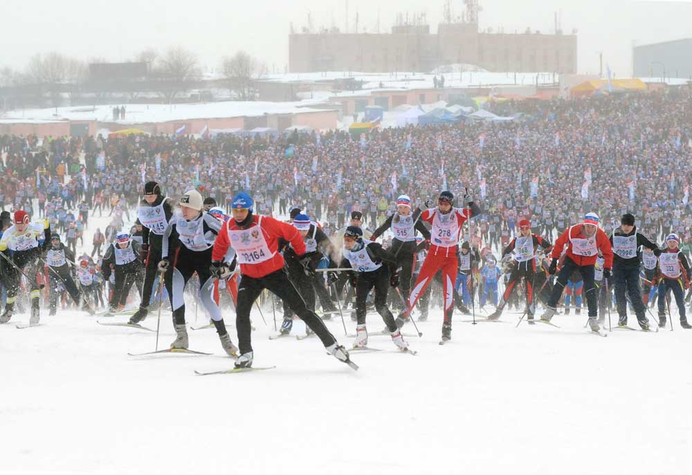 3/21. Годишње такмичење у скијашком трчању Moscow Ski Track.