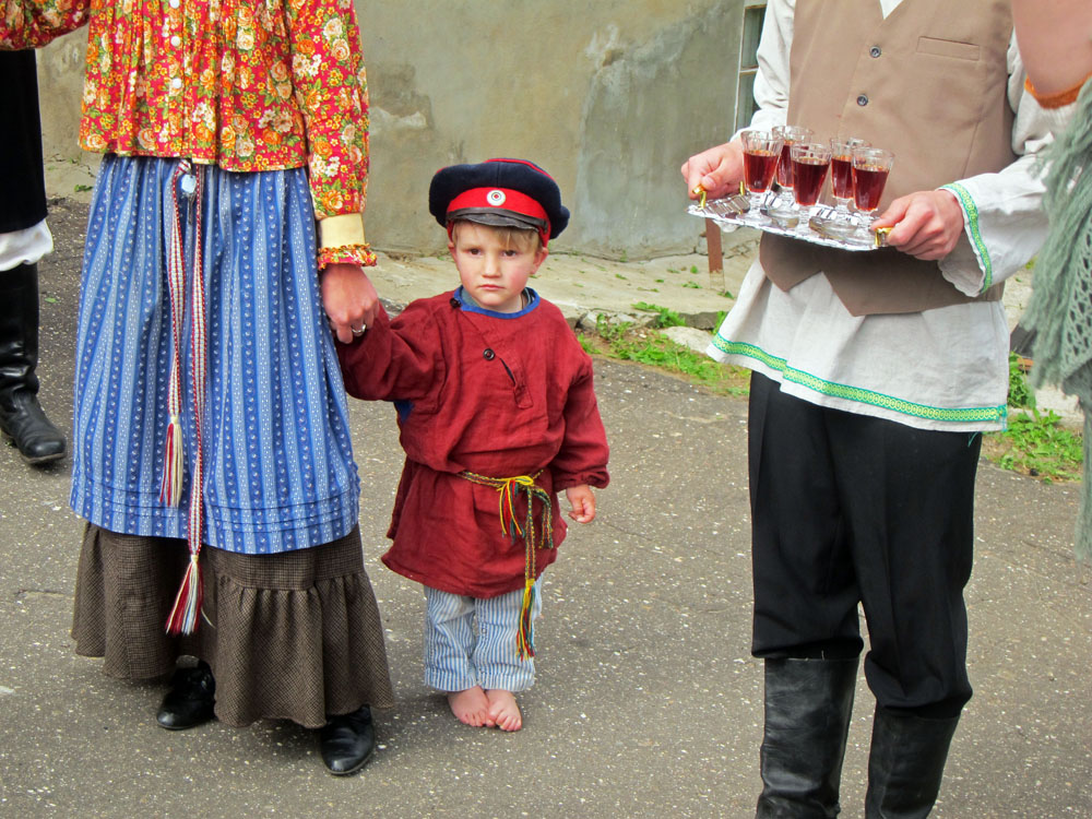 Even youngsters are recruited to the task of reconstructing old Russia.