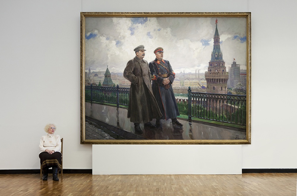 "Stalin e Voroshilov al Cremlino", Aleksandr Gerasimov, Galleria Statale Tretjakov