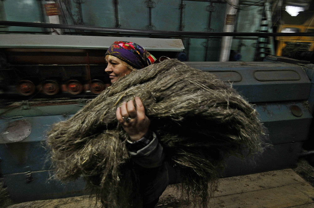 This has accounted for its popularity in work clothing in Russia, but even the common peasants shirts were usually decorated with the colorful embroidery that is the trademark of fine Russian linen.