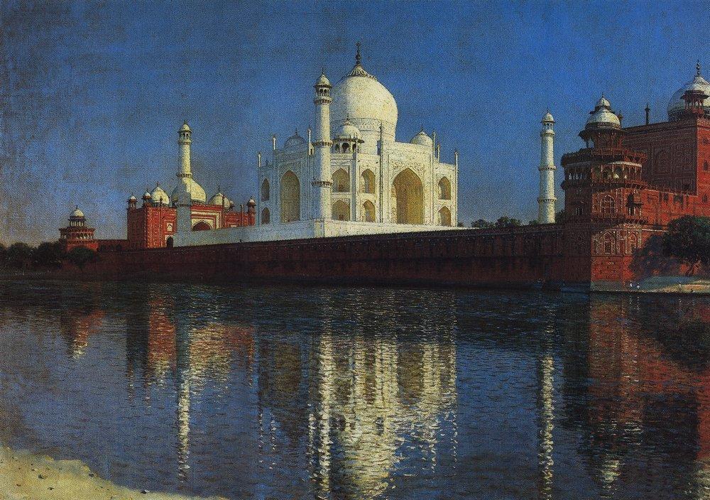 Taj Mahal, Agra, 1874.