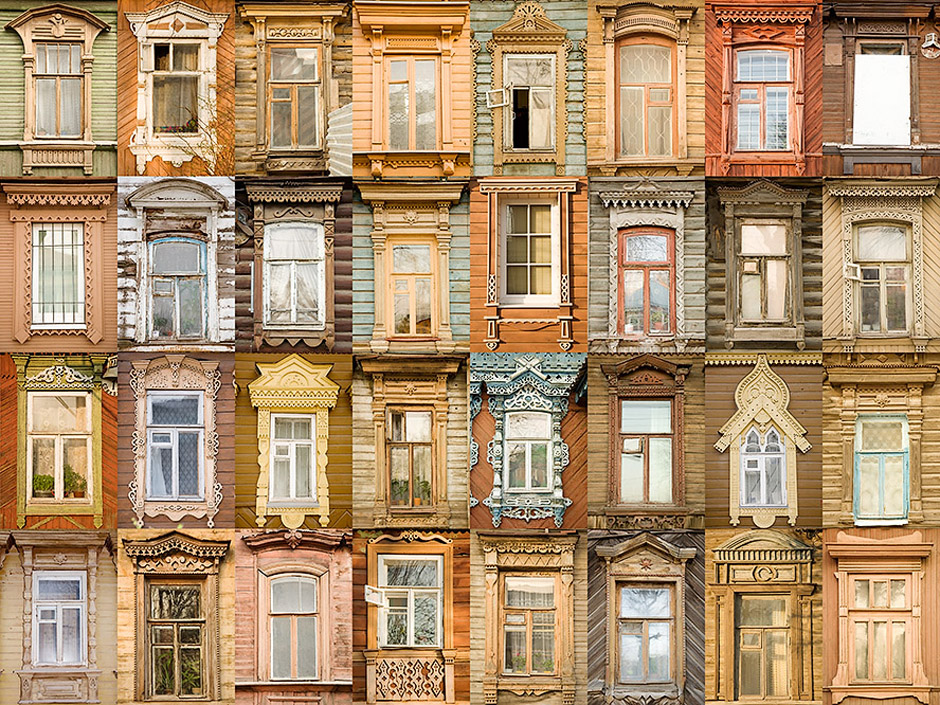 No one can define when the tradition of decorating the window emerged. Probably it started in the pagan times when casings were like talismans, designed to protect the inhabitants of the house from evil spirits. As you can see, in RYAZAN all the casings are made in the same color scheme: from reddish to sandy, from terracotta to orange.