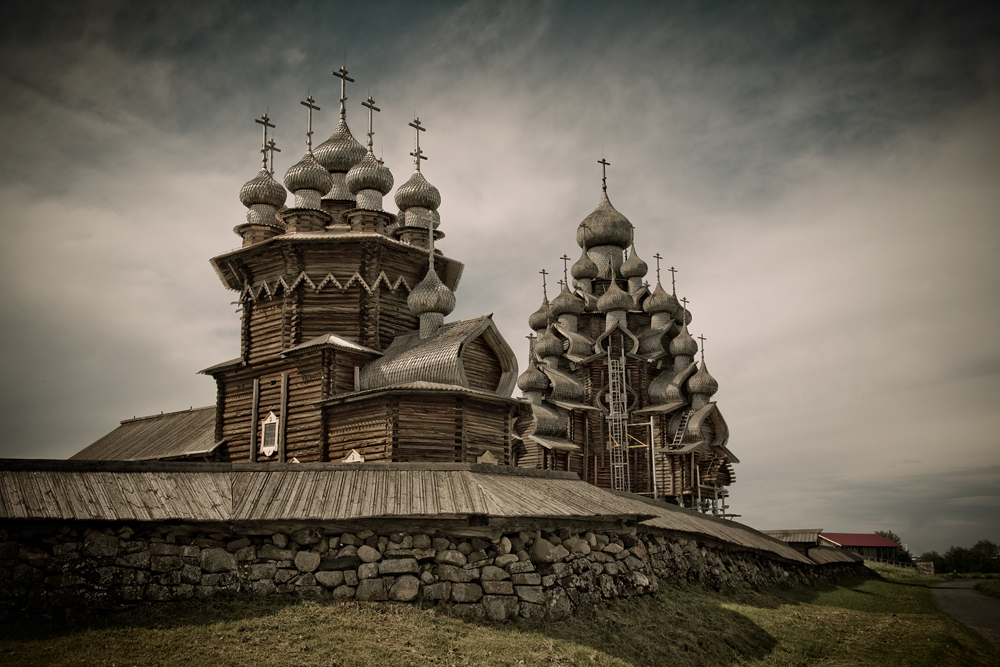 The Transfiguration Church, built in 1714 and located with the companion Church of the Intercession on its original site, is for many visitors the defining monument of Kizhi.