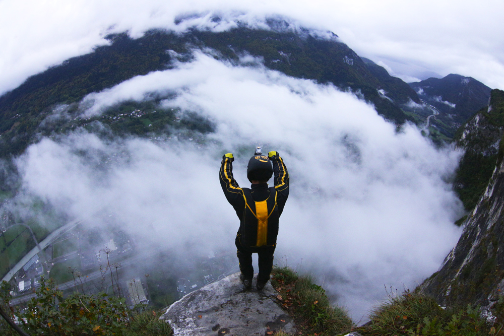 Extreme sports like base jumping are all about the adrenaline rush, and nothing gets the adrenal gland producing more. But let’s hope for the better!