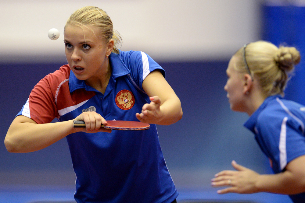 Russian pair Yana Noskova and Elena Troshneva took bronze in the women&#039;s table-tennis doubles, breaking Asia&#039;s long-standing hegemony in the event.