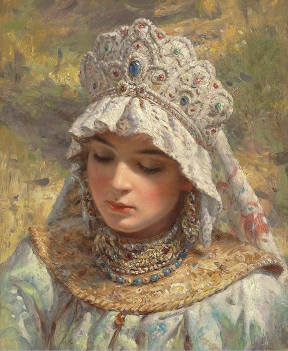 中世ルーシ時代に女性が帽子をかぶることはなかった。帽子は男性のためのものだった。女性には、もっと美しくて快適な頭飾りがあった。ココシニクとよばれるものだ。ココシニクには絹、ビロード、錦などの高価な材料が使われ、真珠、レース、宝石や、金の糸を使った刺繍で装飾された。