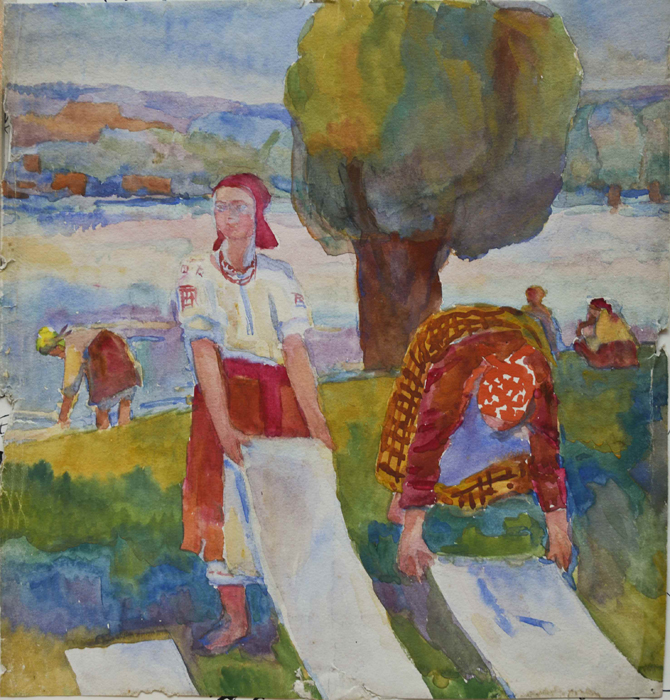 I dipinti dei racconti popolari russi che Aleksandra Konovalova realizzò negli anni '20 del XX secolo sono un esempio meraviglioso dello stile potente ed espressivo impiegato da Petrov-Vodkin e Deineka