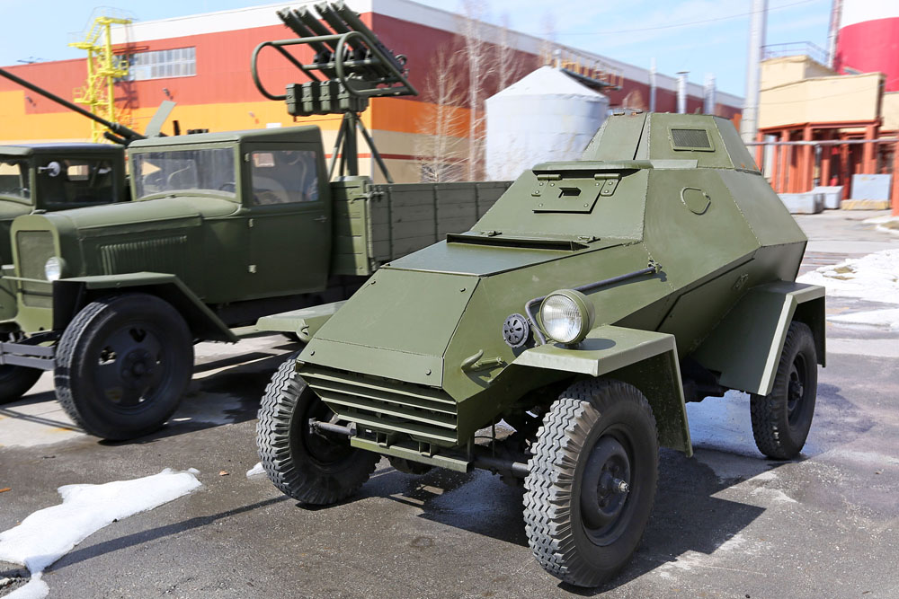 The BA-64 was the Soviets' first serially produced four-wheel drive armored car, which entered military service during the war.