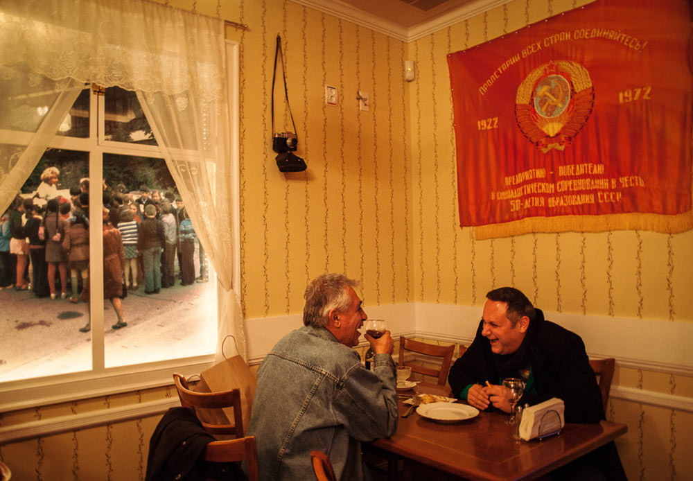 レストラン「バック・トゥ・ソ連」　ニューヨーク、ブライトン・ビーチ　2013年1月27日