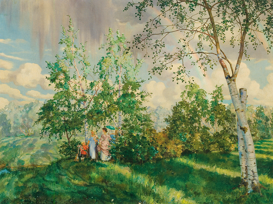 Konstantin Somov, “The Rainbow”, 1927 - £3.7 million. The year before the global financial crisis struck, 2007, the sale of this painting for such a colossal sum was cause for sensation. The painting became the most expensive art work sold at Russian Art Week, the name given to the several days when the main auction houses in the world’s international auction capitals sell only Russian art.