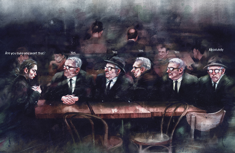 «Humor and irony are as necessary as air; otherwise, an abundance of extreme seriousness can simply suffocate you. Put simply, I just try to add a little absurdity to my actions. Our lives are based on rich scenes, it throws them out for you itself,» Rebus says. // You wouldn't believe, but I know something
