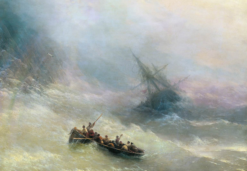 “Tempesta”, Ivan Ajvazovskij, 1873