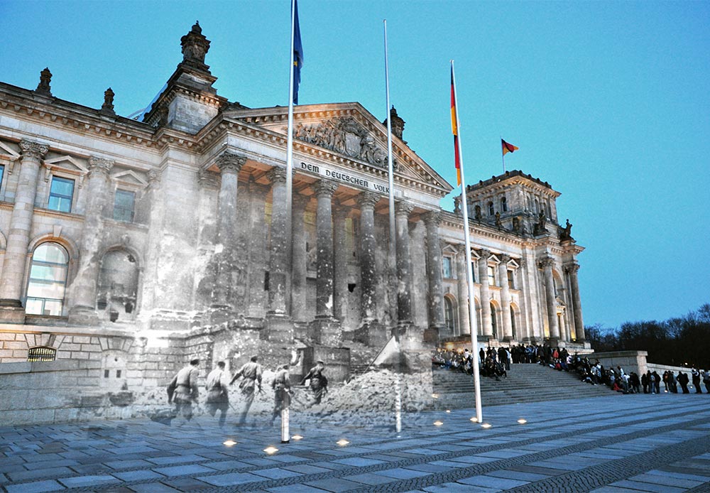 Berlin, 1945-2010. Juriš na Reichstag.