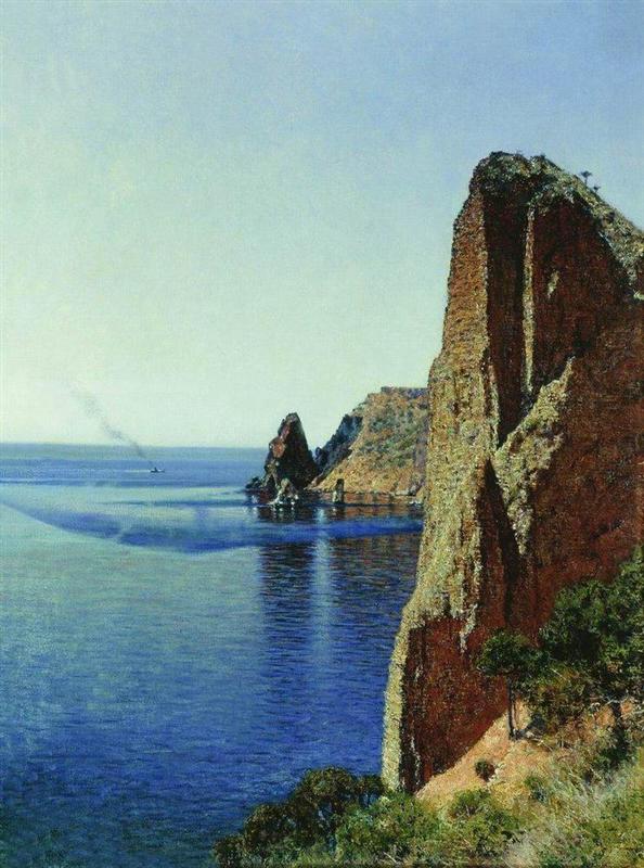 Нос Фиолент близо до Севастопол, Василий Верешчагин, 1897 г.