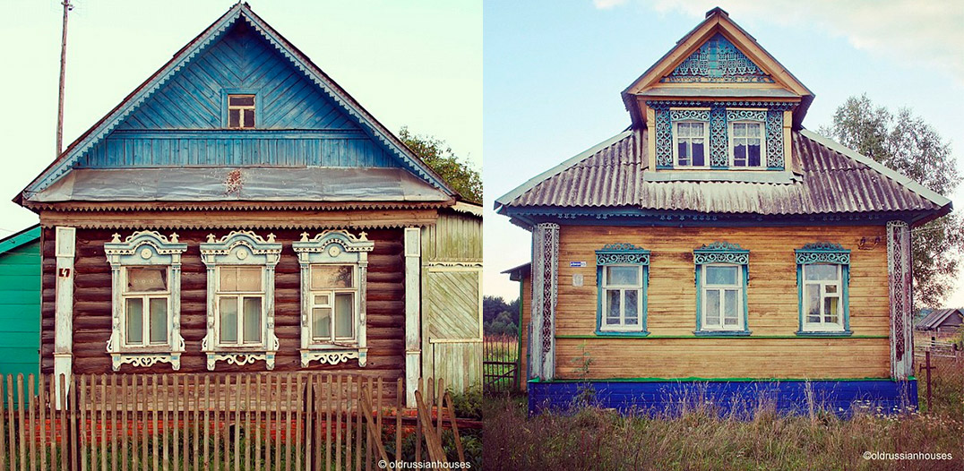 Der funktionelle Zweck eines traditionellen russischen Fensterrahmens ist es, die Lücke zwischen dem eigentlichen Fensterrahmen und der Wand des Holzhauses zu füllen.
