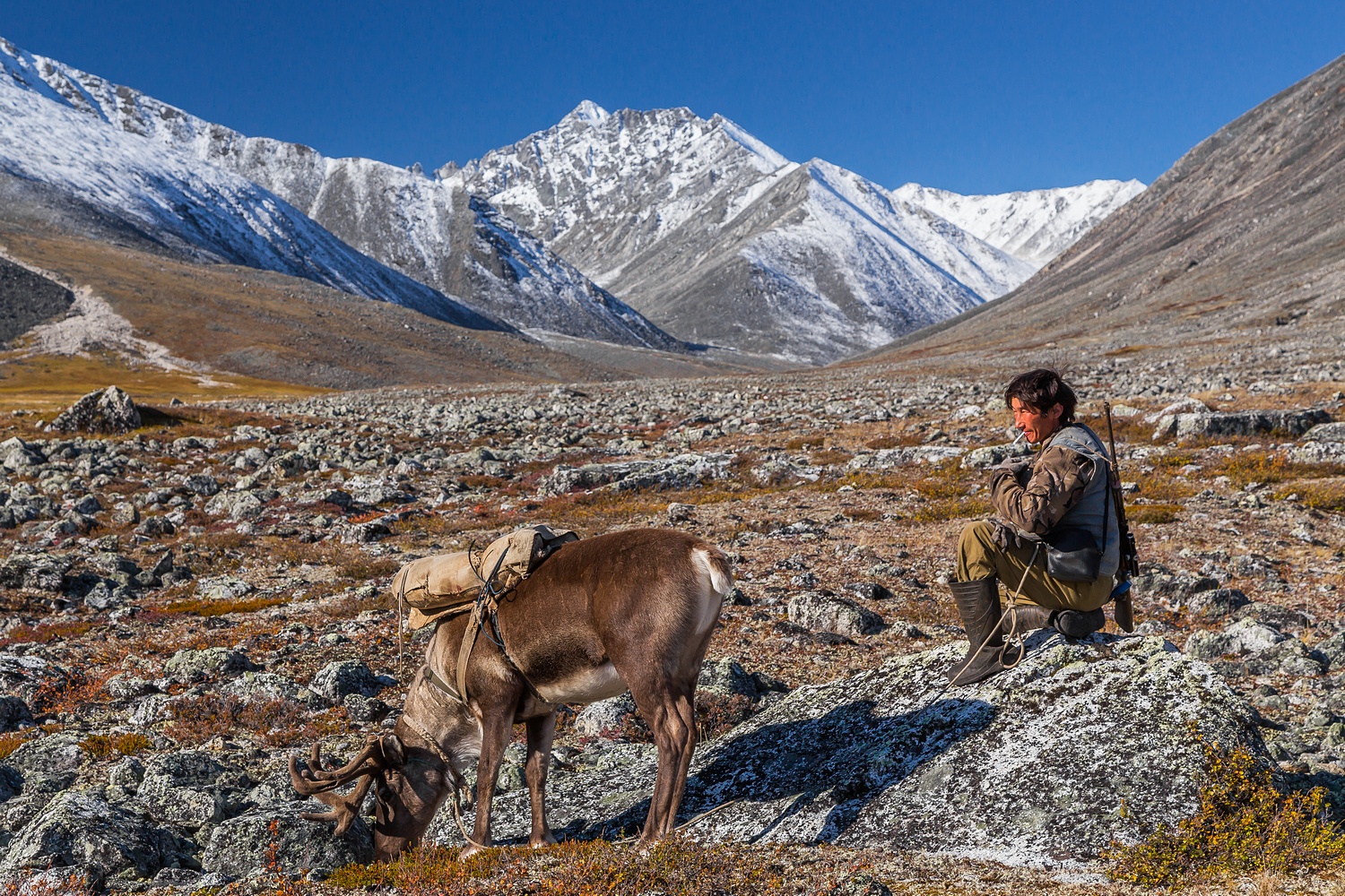 “With the advance of technological progress, life for reindeer herders has not only not improved but has sometimes become even worse. The situation is the most acute at reindeer farms in the north of the Russian Far East, especially in Yakutia.”