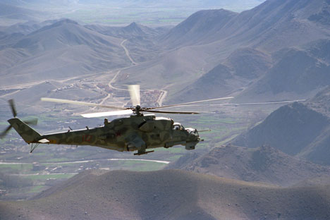 Usado por exércitos de mais de 50 países, Mi-24 esteve em missões no Afeganistão