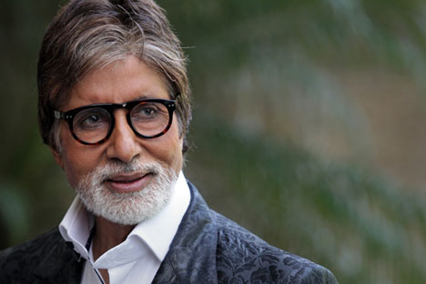 Bollywood actor Amitabh Bachchan.