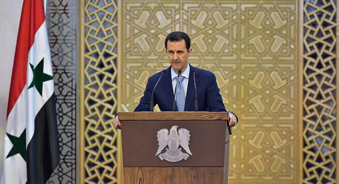 바샤르 알 아사드 시리아 대통령.