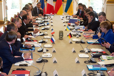 Pariški susret lidera Rusije, Francuske, Njemačke i Ukrajine. 