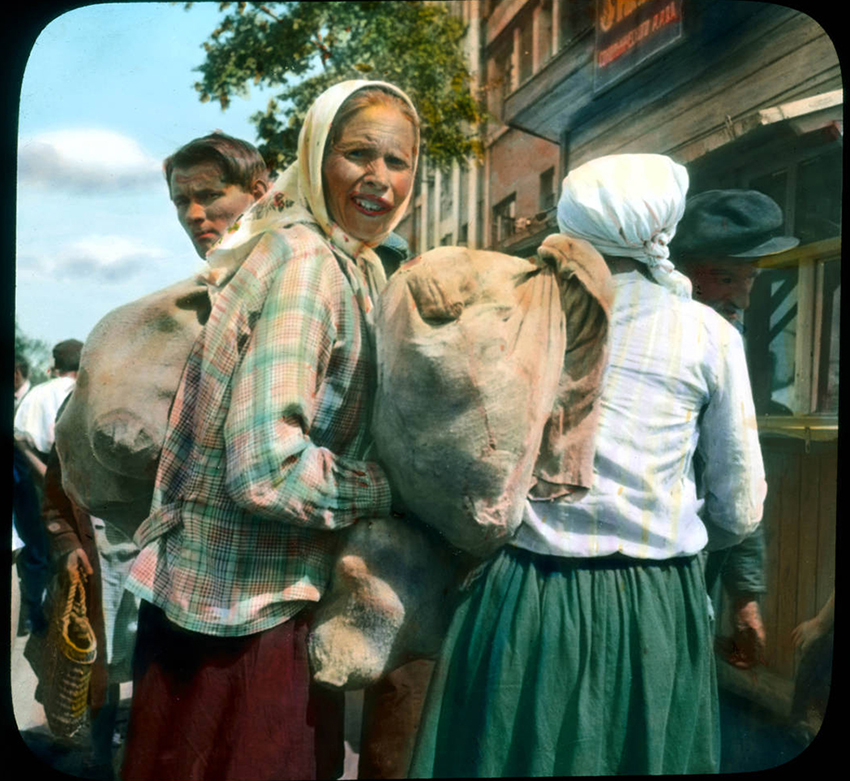 Kmetje v Leningradu, 1931.