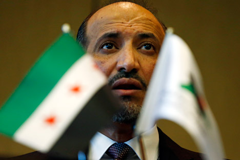 Ахмед ел Џарба, један од лидера сиријске опозиције.