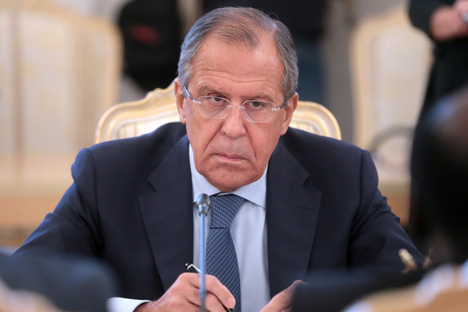 Menteri Luar Negeri Rusia Sergey Lavrov.