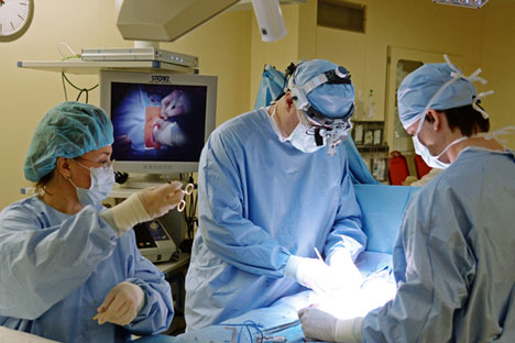 Opération à cœur ouvert dans le Centre fédéral de chirurgie cardiaque et vasculaire à Tchéliabinsk.