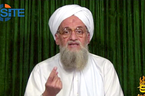 Al-Qaeda's chief Ayman al-Zawahiri.