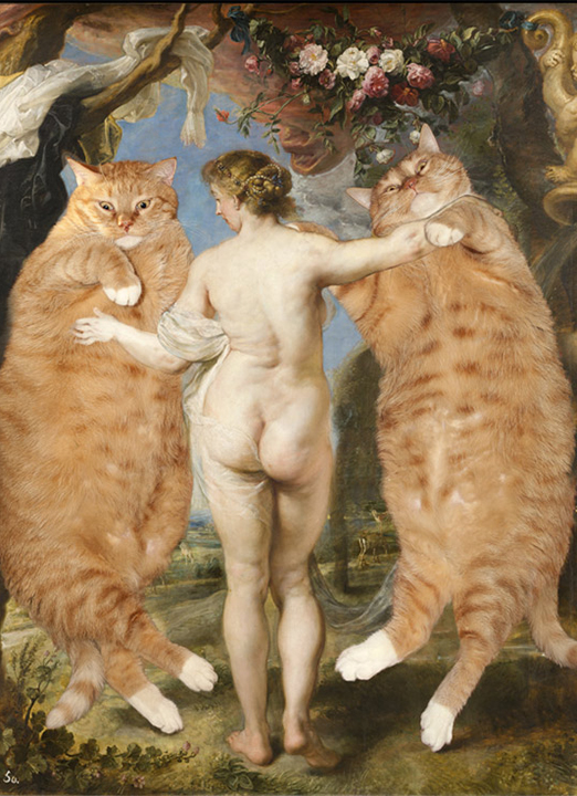 The three graces, Paul Rubens. 
