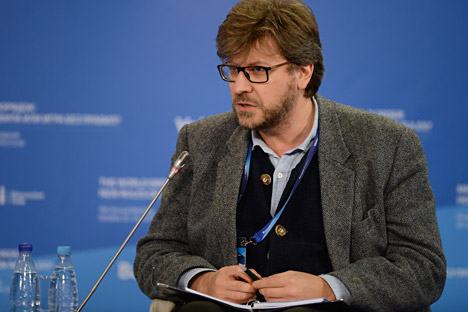 Fyodor Lukyanov, editor in chief of the Russia in Global Affairs journal, at the 11th meeting of the Valdai International Discussion Club in Sochi.