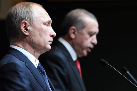 Russian President Vladimir Putin has penned a decree introducing sanctions against Turkey.