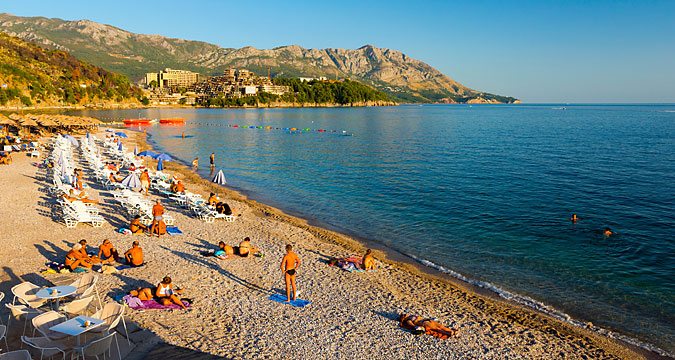 Main Beach, Budva, Montenegro.