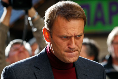 Russian opposition figure Alexei Navalny.