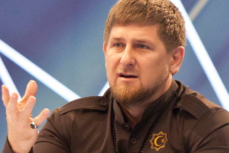 Chechen leader Ramzan Kadyrov.