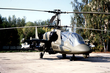 El helicóptero de reconocimiento y ataque Ka-50-2 “Erdogan”. 
