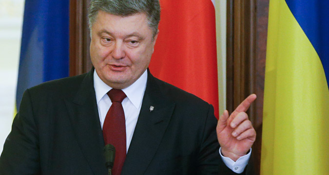 Ukraine's President Petro Poroshenko, Kiev, Dec. 15, 2015. 