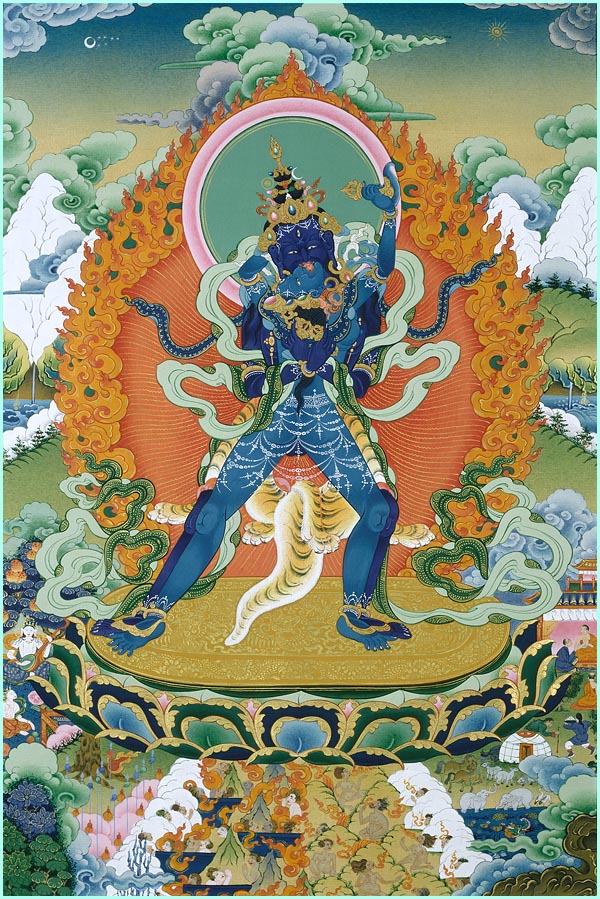 Certaines de ses œuvres sont conservées dans des temples bouddhistes au Tibet, en Mongolie et en Bouriatie.