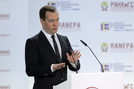 Премиерот на РФ Дмитриј Медведев.