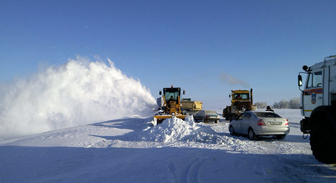 The incident occurred on January 2, 2016 on the Orenburg-Orsk highway.