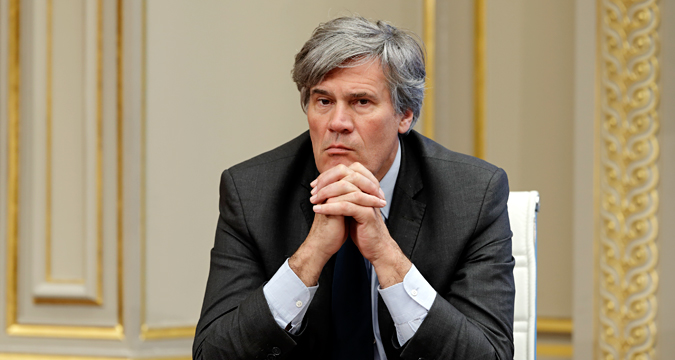 French Agriculture Minister and government spokesman Stephane Le Foll.