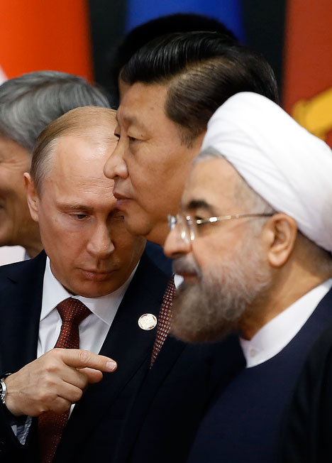 For Russia and China Iran's accession would be beneficial.