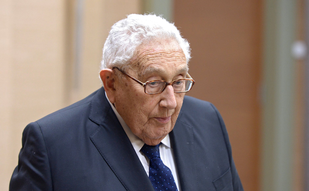 Former U.S. Secretary of State Henry Kissinger.