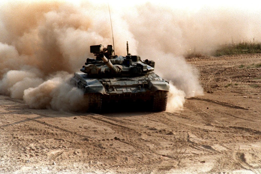 tank T-90 in Syria