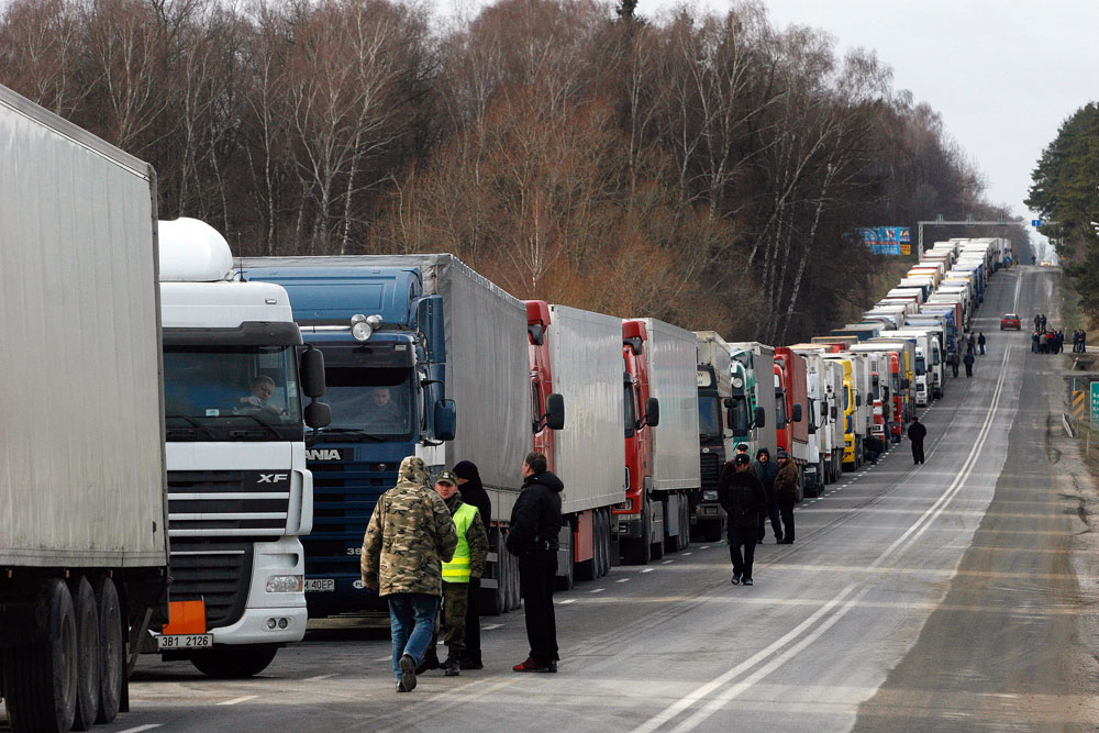 Russia may ban all vehicles from Ukraine.