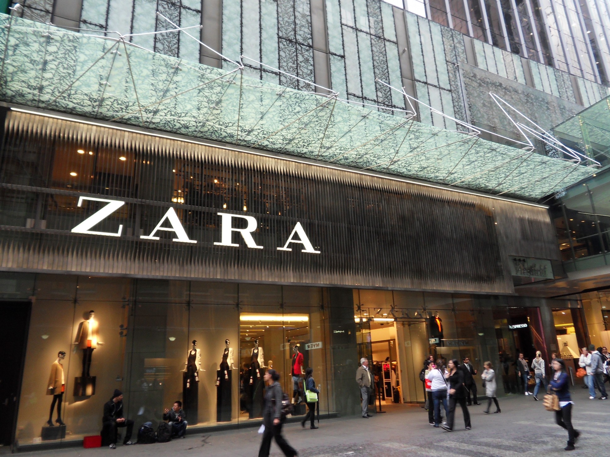 Zara operates more than 2,000 stores worldwide.