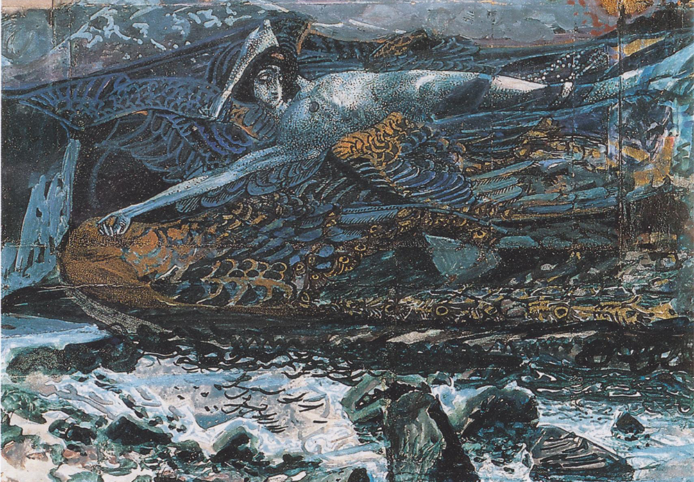 It is said that Mikhail Vrubel sold his soul to the devil. So, it is no coincidence, that all his problems and tragedies began when he was working on the “Fallen Demon” painting. / Fallen Demon, 1901.